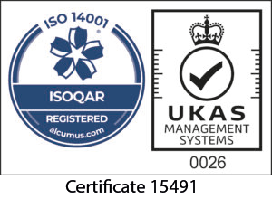 ISO 14001: 2015 (Environmental Management Systems) logo
