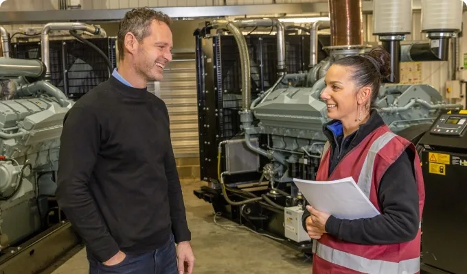 People with generator