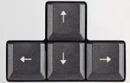 Keyboard arrow keys